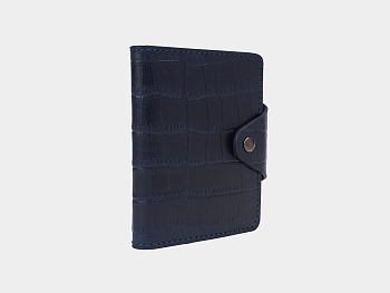 Визитница Alexander TS V0002 Blue Croco